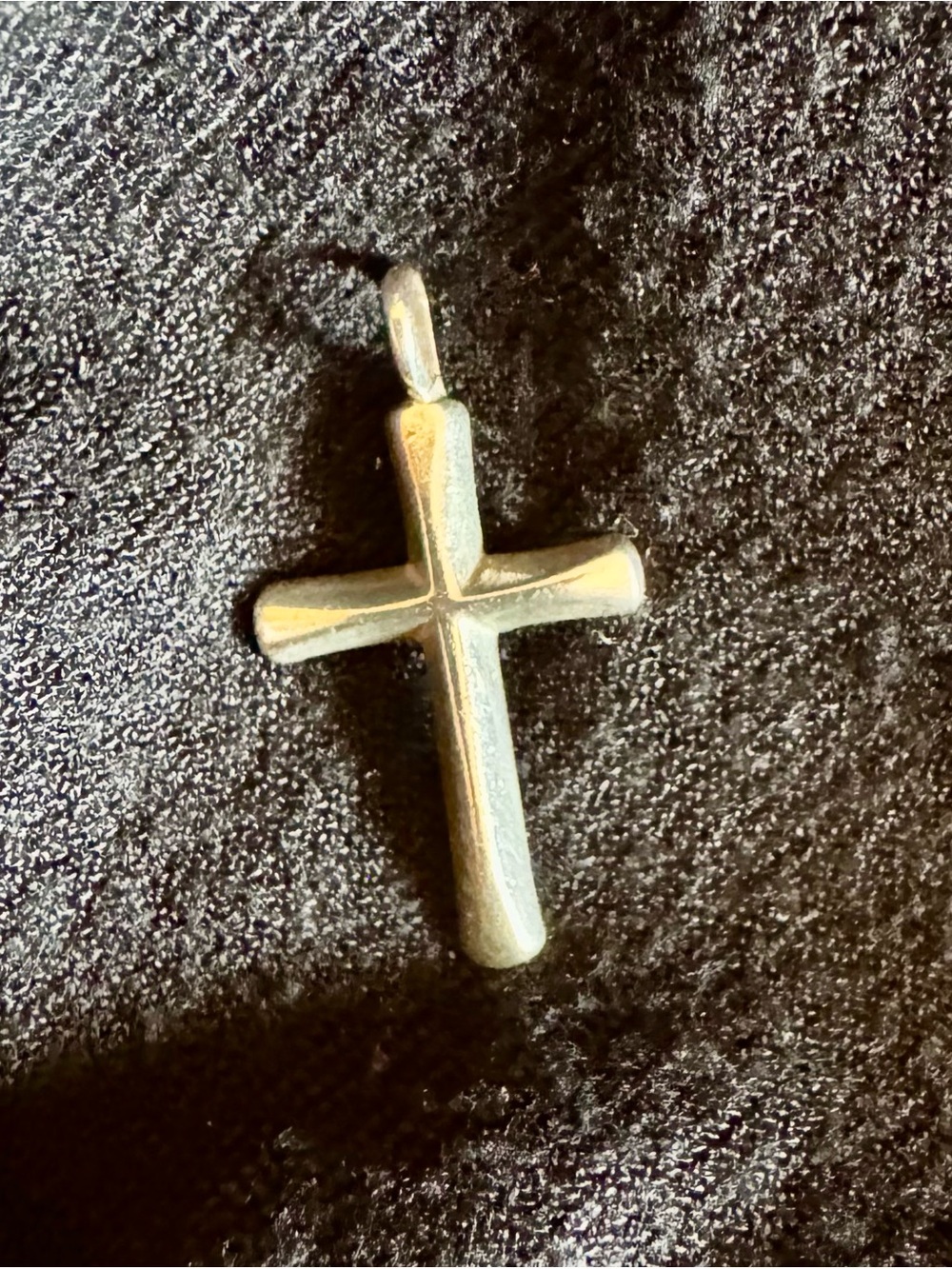 sterling silver Cross Pendant - artisan made New Mexico